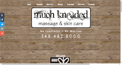 Desktop Screenshot of muchkneaded.net